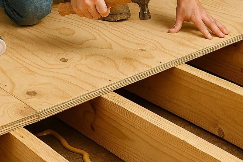 Non-Structural Plywood for Flooring